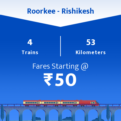 Roorkee To Rishikesh Trains